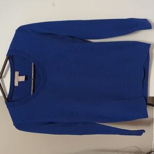 Banana Republic Blue Scoop Neck Sweater